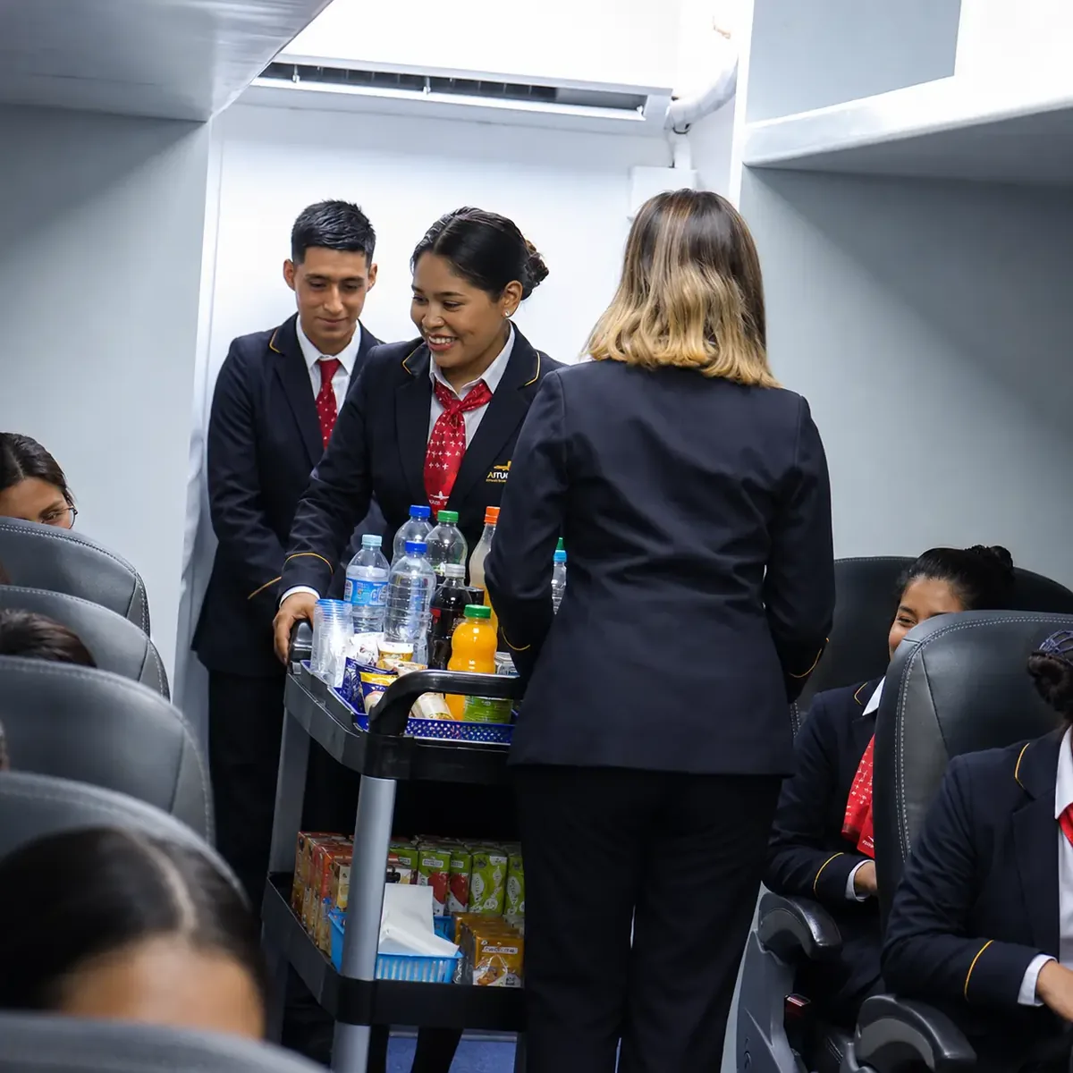 Práctica de servicio a bordo