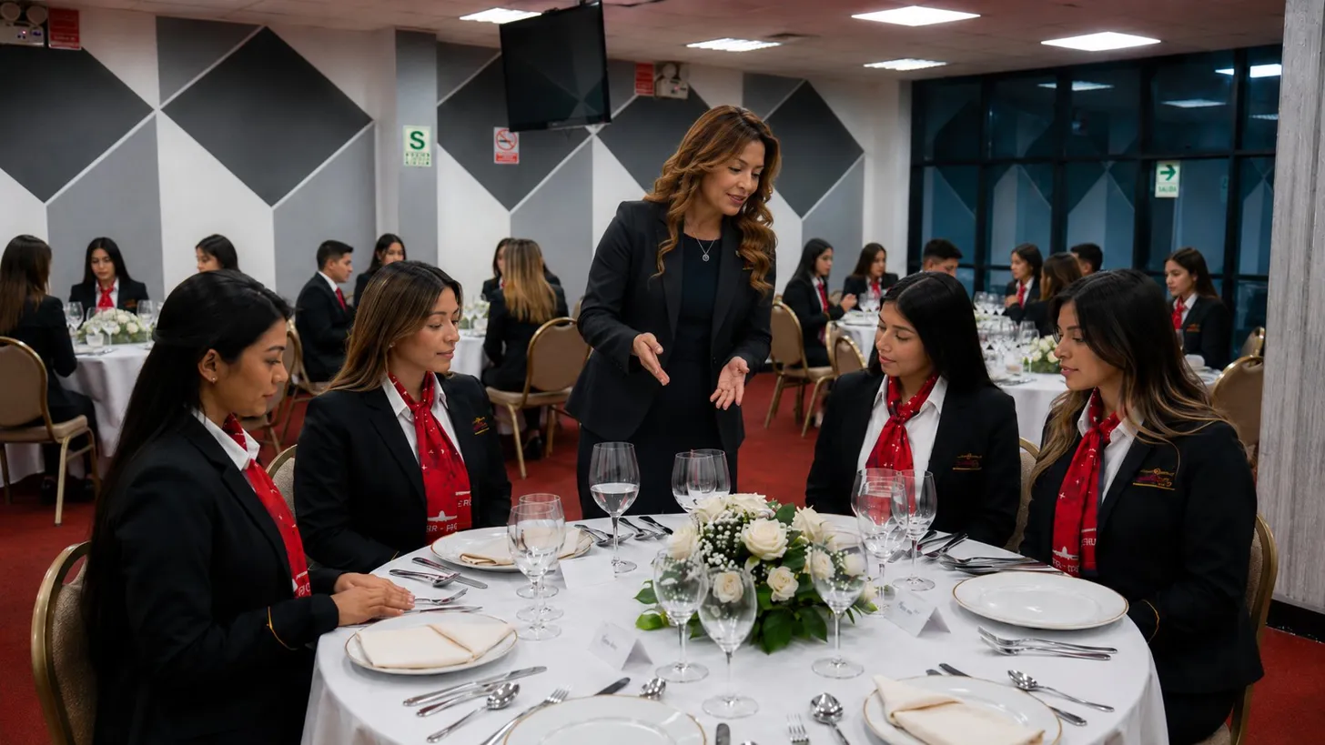 Etiqueta de mesa