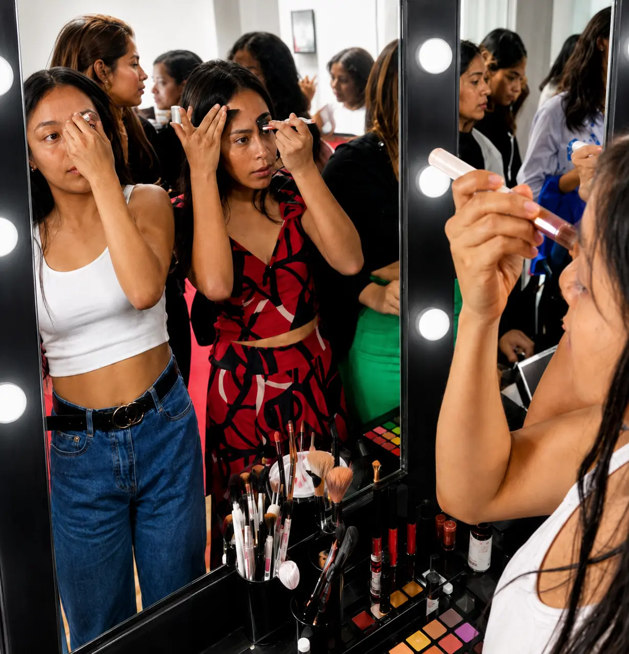Módulo de maquillaje para imagen personal